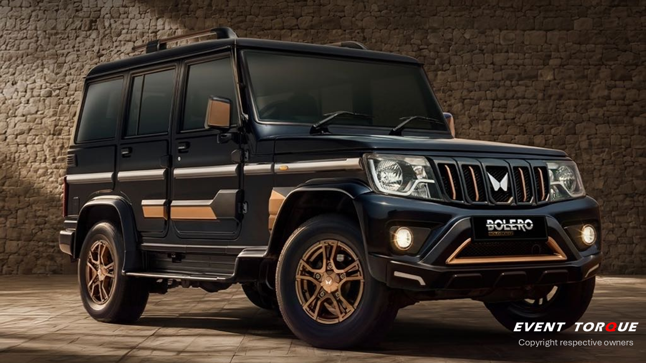 2026 Mahindra Bolero Bold Edition Gets Bronze Accents and a Rear-View Camera