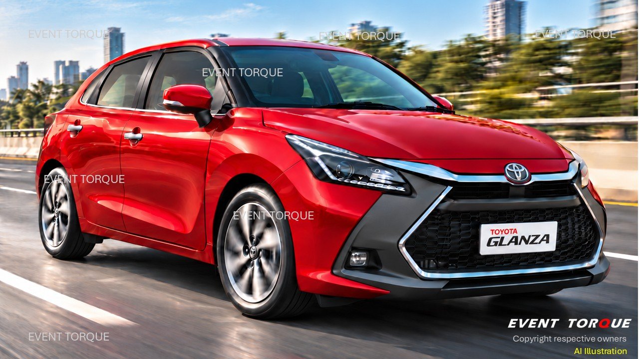 Toyota Glanza Facelift Teased: What Could the Updated Hatchback Look Like?